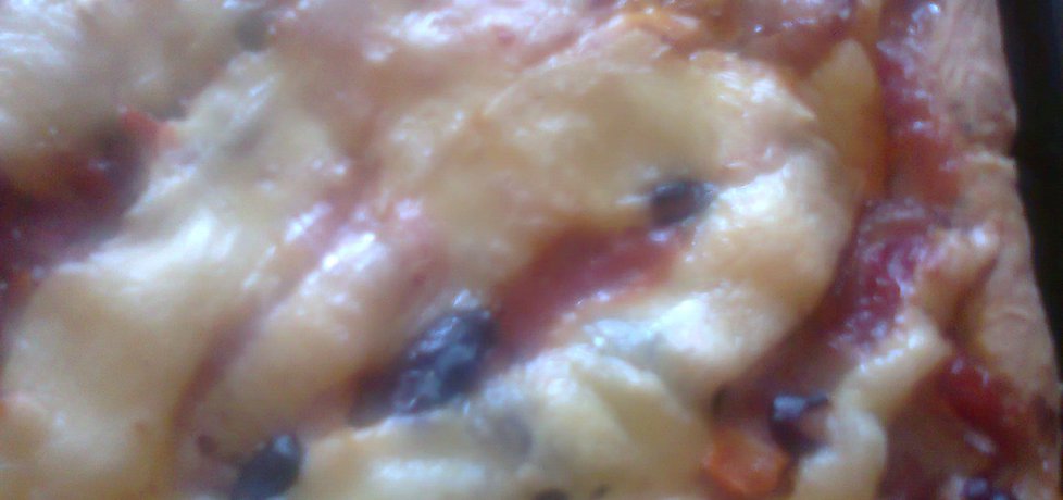 Pizza z szynką i mieszanką meksykańską (autor: jolantaps ...