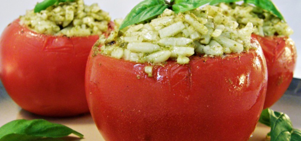 Pomidory faszerowane risi z pesto genovese (autor: js28 ...