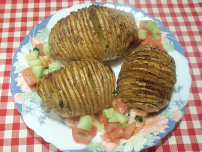Nacinane ziemniaki z pieca