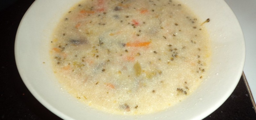 Zupa warzywny mix z kaszą (autor: norweska20)