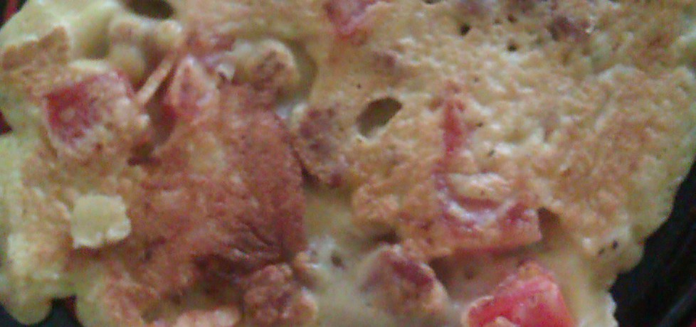 Omlet z kiełbasą wiejską i pomidorem (autor: ppaulina ...