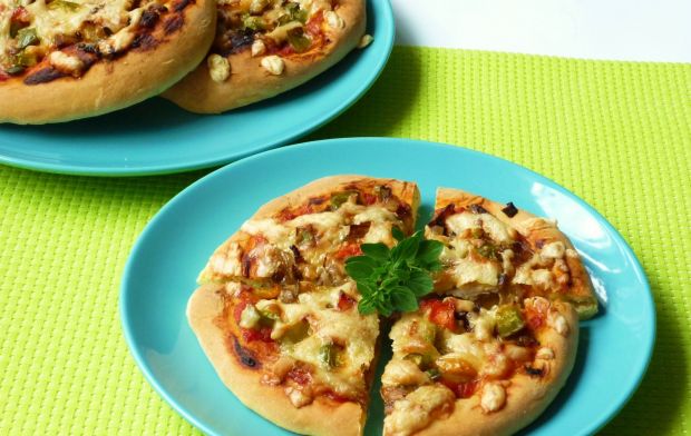 Przepis  wegetariańskie mini pizze przepis