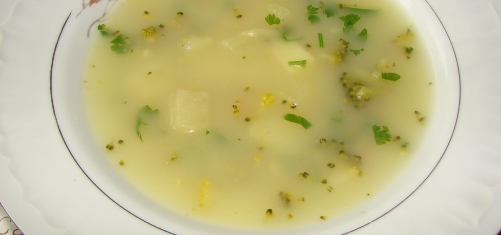 Zupa ziemniaczana z brokułem (autor: motorek)