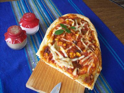 Pizza a'la mexicana