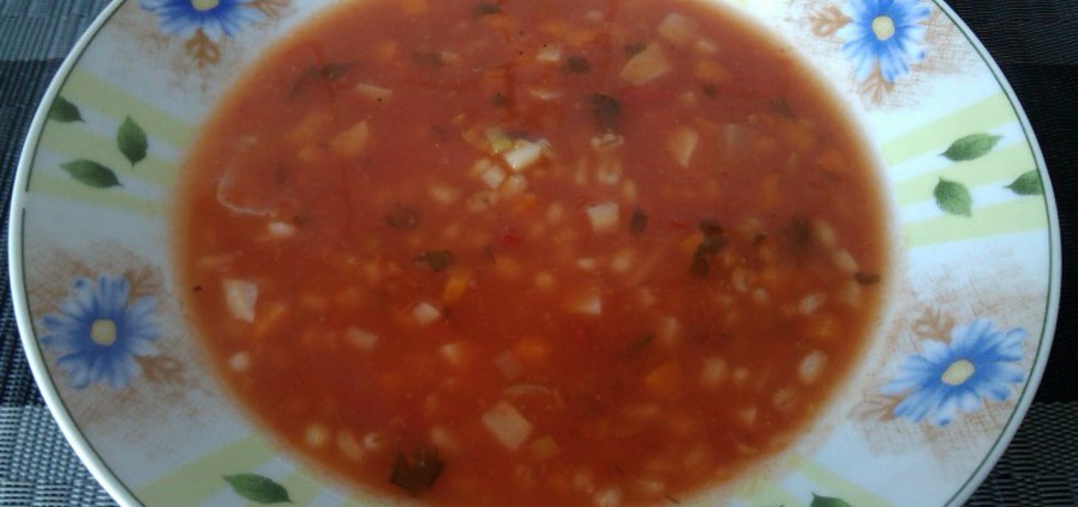 Zupa pomidorowa z kaszą pęczak (autor: konczi)