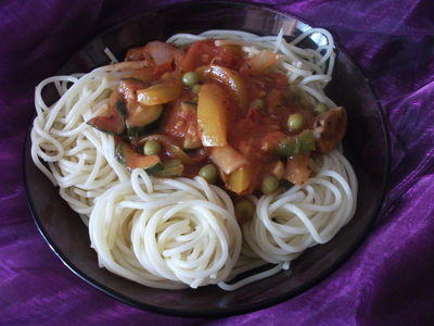 Warzywne spaghetti