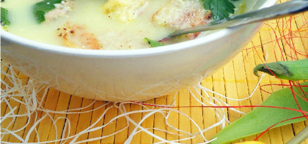 Zupa serowa z pulpecikami (autor: przepisoteka)