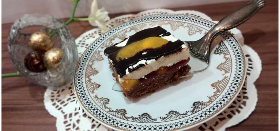 Ciasto ucierane brzoskwinka w galaretce (autor: hrabina-w