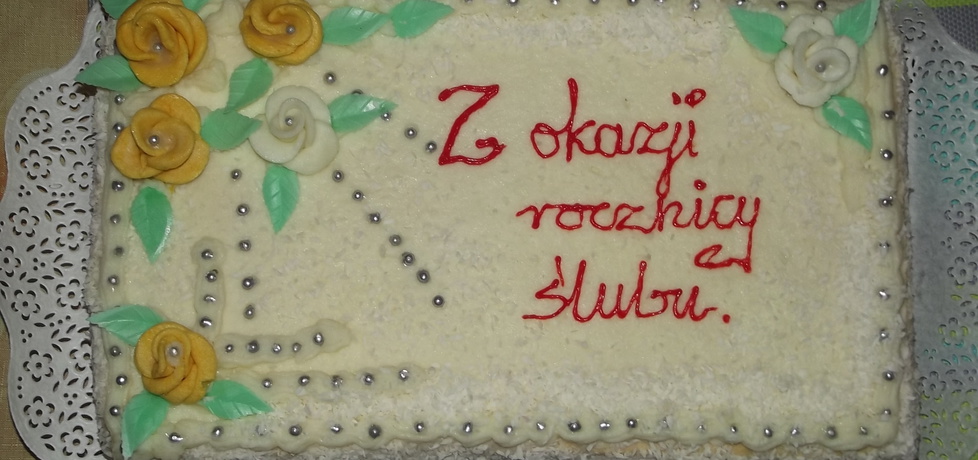 Tort z okazji rocznicy slubu (autor: izabela29)