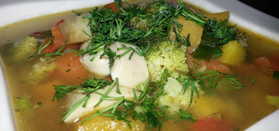 Ostra zupa warzywna z rzepą i kurczakiem. (autor: kasiaaaaa ...