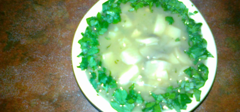Pieczarkowy sos z zieloną pietruszką (autor: konczi ...