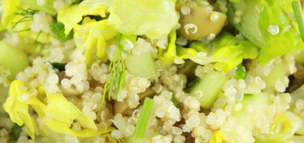Zielona sałatka z komosą ryżową (autor: wedith1)