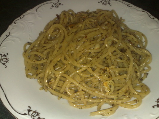 Spaghetti aglio olio