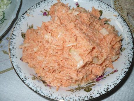 Przepis  sałatka z marchewki do obiadu przepis