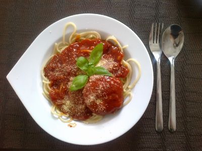 Spagetti bolońskie inaczej z pulpecikami
