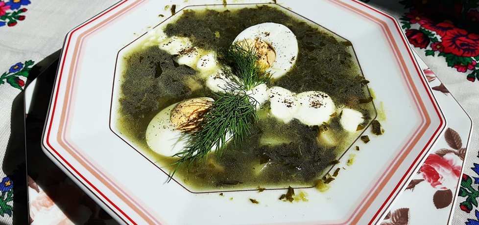 Zupa szczawiowa z ziemniakami i jajkiem (autor: joanna