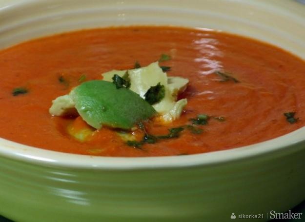 Zupa pomidorowa śródziemnomorska