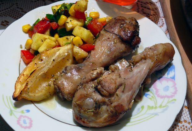 Przepis  kurczak w miodzie i cytrynach przepis