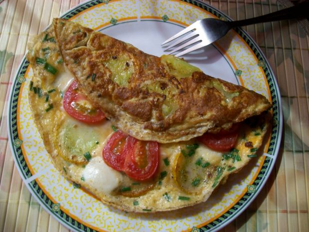 Przepis  omlet z cukinią przepis