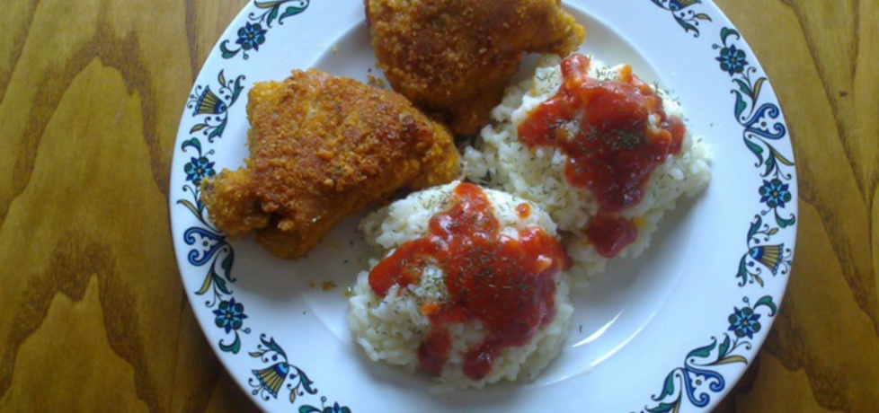 Kurczak z ryżem i sosem pomidorowym (autor: betka ...