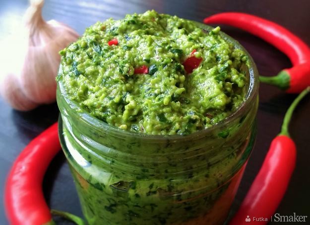 Zielone pesto z chilli