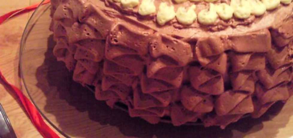 Tort  czekoladowy przekładaniec (autor: iwusia)