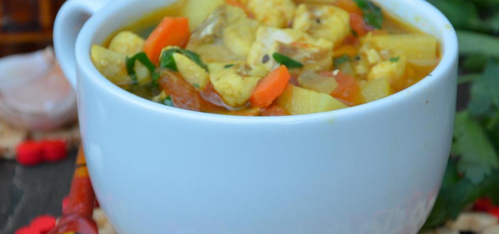 Zupa rybna curry z imbirem (autor: szczyptachili)