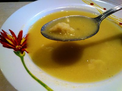 Kukurydziana zupa z zacierką