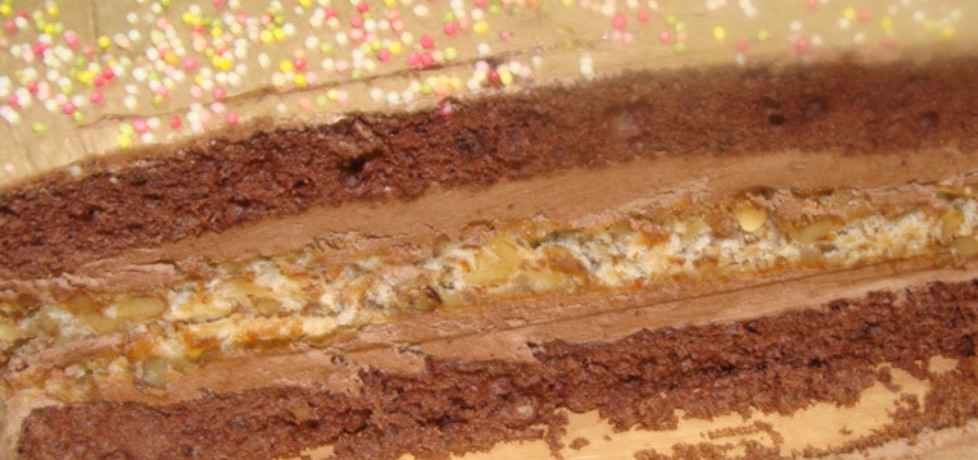 Ciasto kakaowe z wkładką orzechowa (autor: agnieszka214 ...