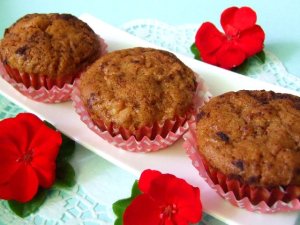 Muffinki jabłkowo-cynamonowe  prosty przepis i składniki