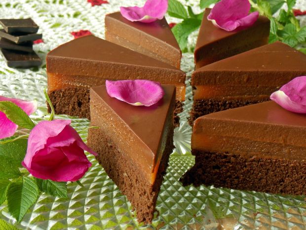 Przepis  czekoladowy torcik z rabarbarem przepis