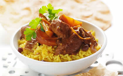 Łagodna wołowina curry