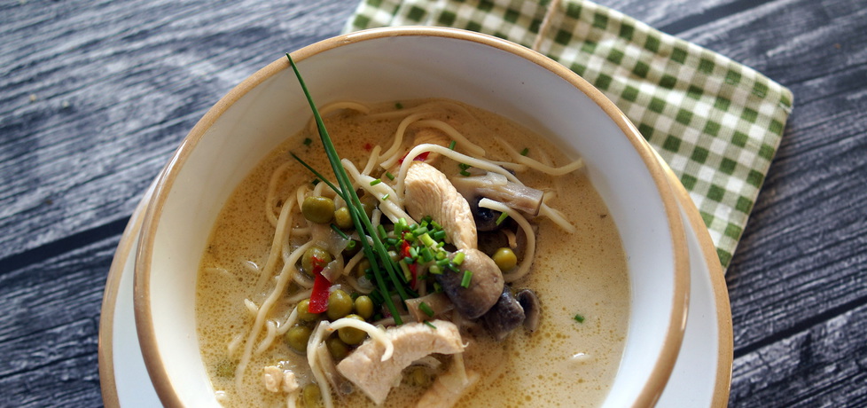 Zupa tajska z kurczakiem (autor: kulinarne-przgody