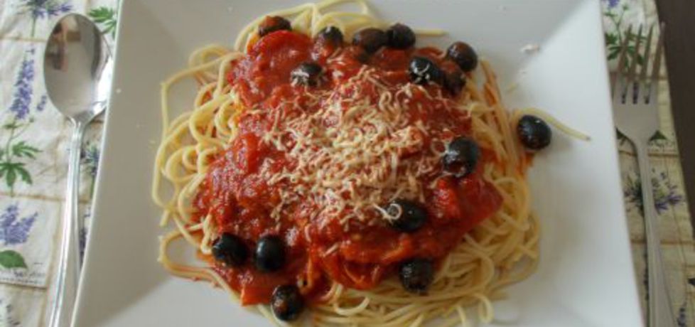 Ostre wegetarianskie spaghetti (autor: erym)