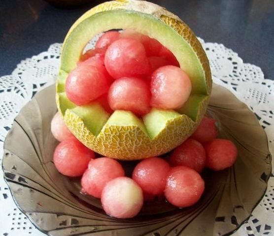 Przepis  deser arbuz w melonie przepis
