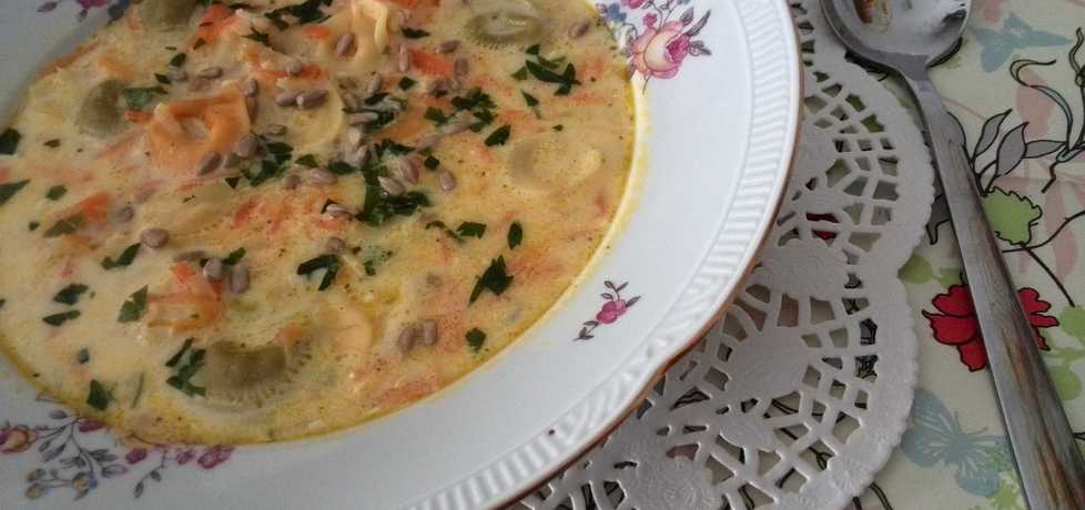 Kremowa zupa ze słonecznikiem (autor: hrabina-w