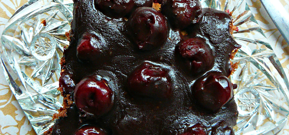 Ciasto czekoladowe z pijanymi wiśniami (autor: joanna43 ...