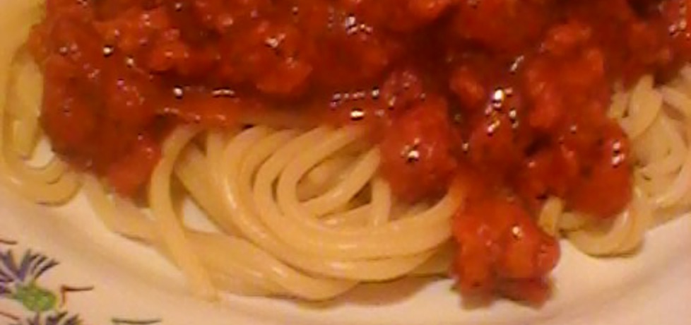 Spaghetti z indykiem