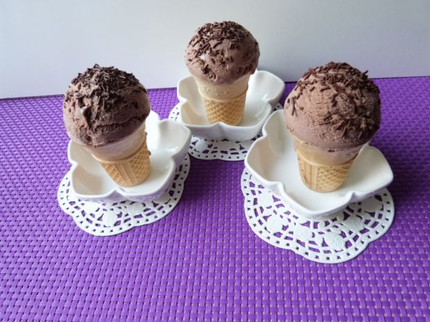 Przepis  lody czekoladowe z kremem nutella przepis