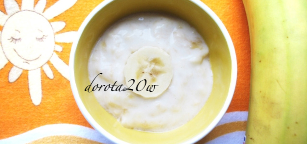 Jogurt bananowy dla maluszka (autor: dorota20w)