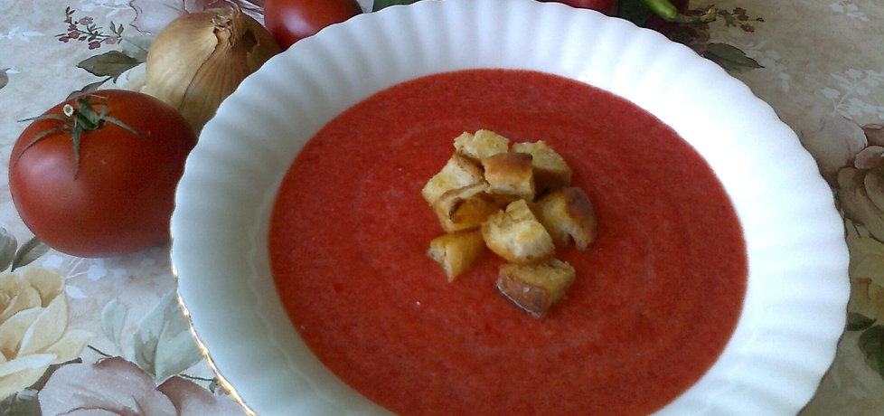 Gazpacho z grzankami (autor: katarzyna59)