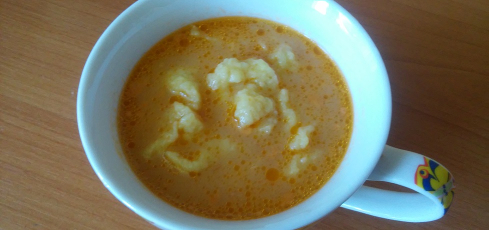 Zupa pomidorowa z lanymi kluskami (autor: gracer ...