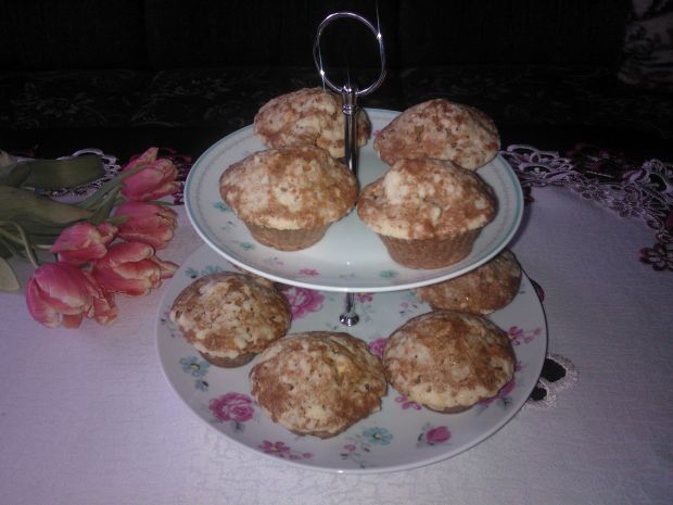 Przepis  muffinki jabłkowe z cynamonem przepis