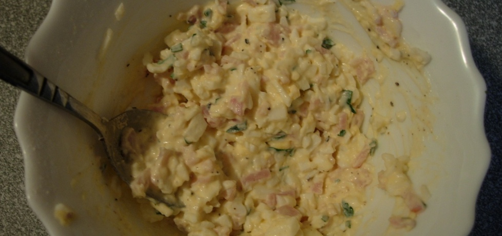 Pasta z jaj, szynki i szparagów (autor: martynia6)