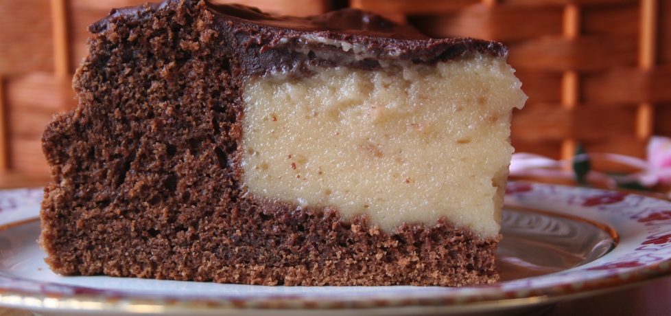Ciasto czekoladowe z galaretką z bananów (autor: marcepanowy ...