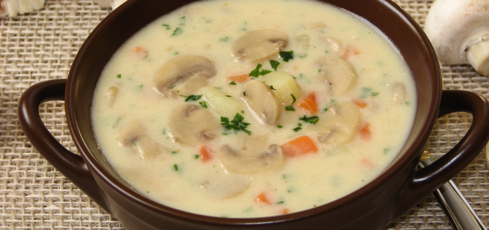Kremowa zupa serowo-pieczarkowa (autor: bogusia