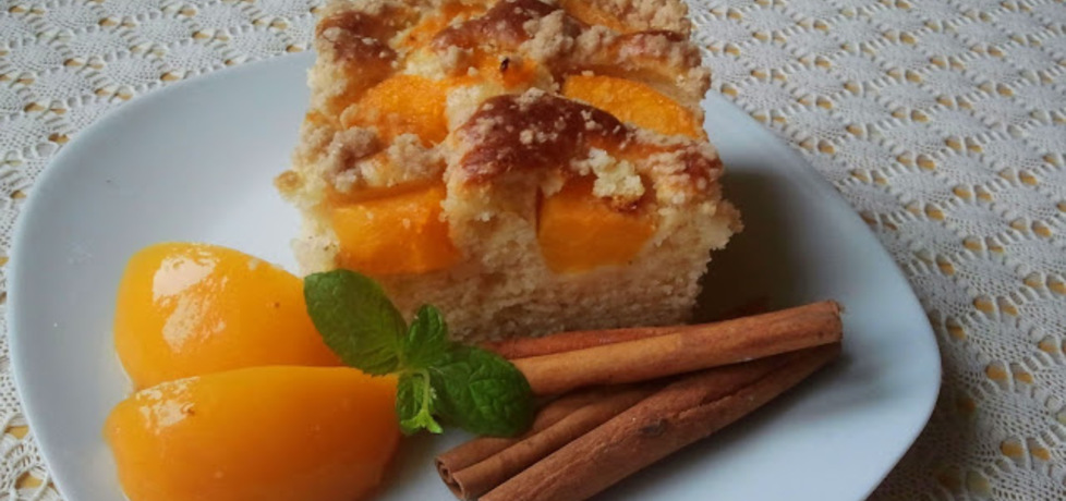 Ciasto na kefirze ( z brzoskwiniami) (autor: klementynka ...
