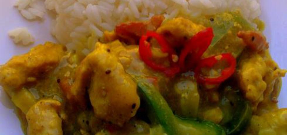 Kurczak curry z kiwi (autor: agnieszka189)