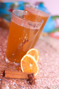 Grzane piwo z pomarańczą