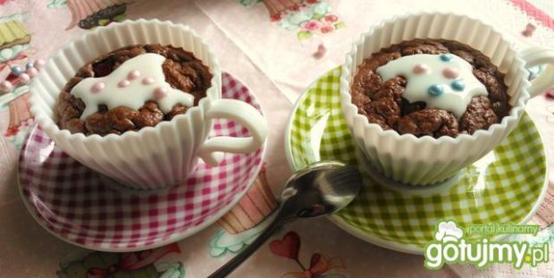 Przepis  lekkie babeczki czekoladowo-jogurtowe przepis
